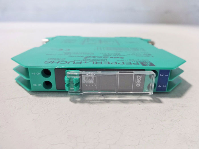 PEPPERL & FUCHS Z960 SAFE SNAP BARRIER RELAY 71858