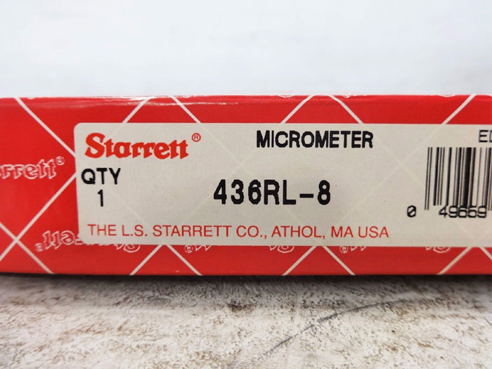 STARRETT MICROMETER 436RL-8