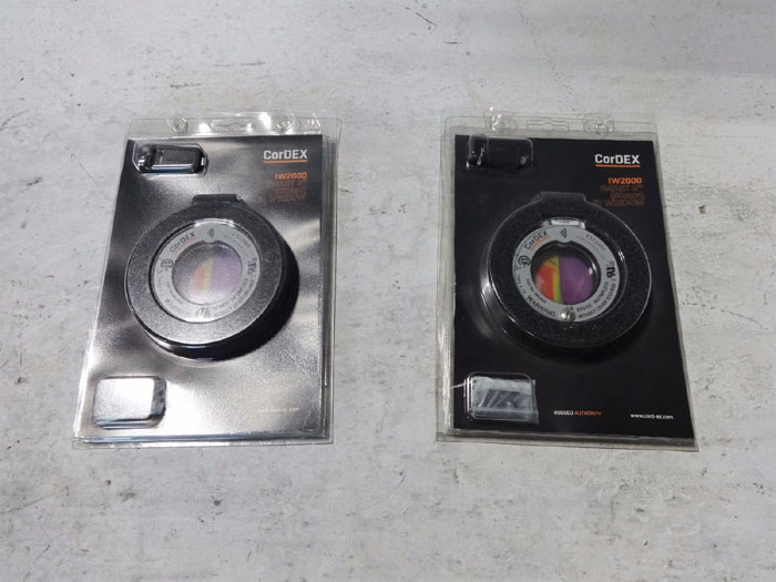 LOT OF (2) CORDEX IW2000 SMART 2" (50mm) INFRARED IR WINDOWS