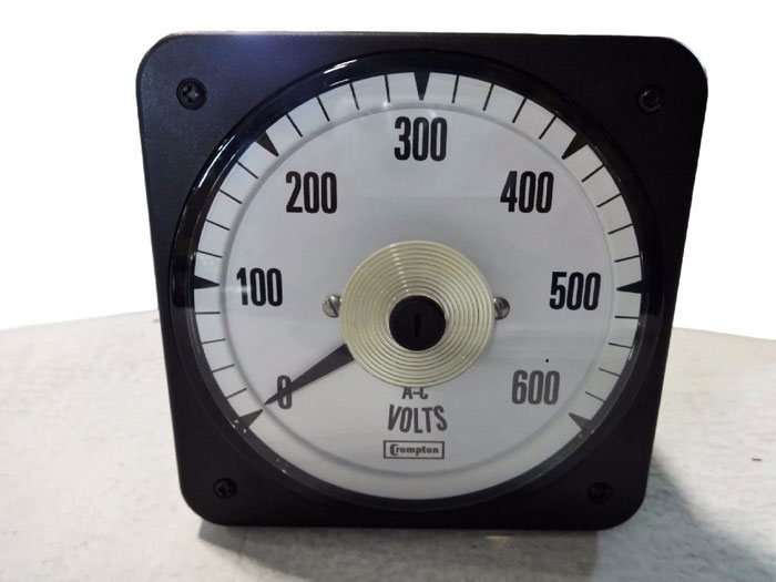 CROMPTON ANALOG AMMETER 00705FALSUEC7 OR AC VOLT METER 00705GAPZSJC7