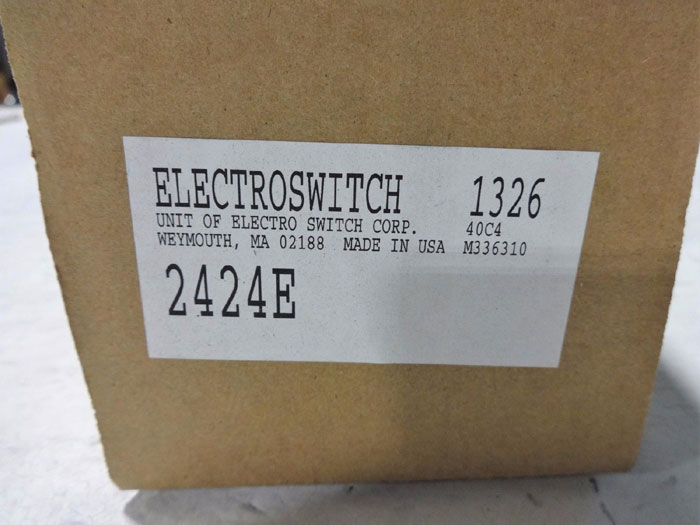 ELECTROSWITCH SERIES 24 ROTARY SNAP SWITCH 2424E