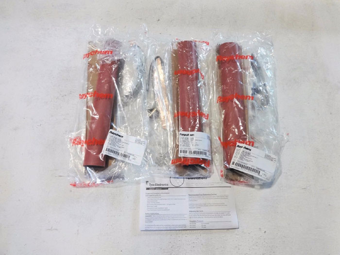 LOT OF (3) RAYCHEM INDOOR / OUTDOOR TERMINATION KIT HVTZ81G/SG