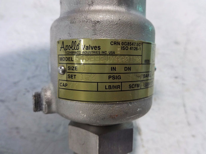 APOLLO 1" CF8M MULTIPURPOSE SAFETY RELIEF VALVE 543EEBJMAA0150