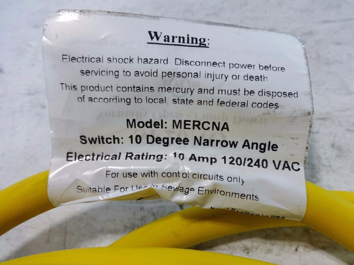 CONERY MERCNA FLOAT SWITCH SF20NO