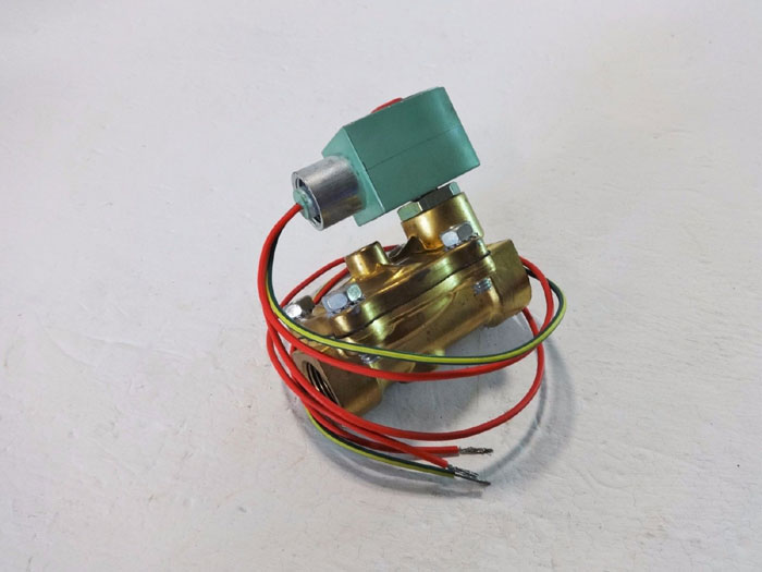 ASCO RED HAT 2-WAY 3/4" BRASS SOLENOID VALVE 8210G003