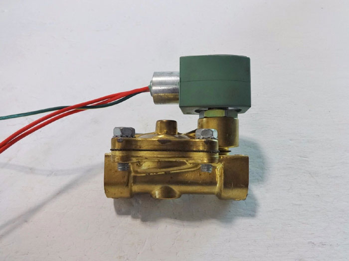 ASCO RED HAT 2-WAY 3/4" BRASS SOLENOID VALVE 8210G003