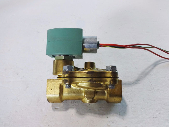 ASCO RED HAT 2-WAY 3/4" BRASS SOLENOID VALVE 8210G003