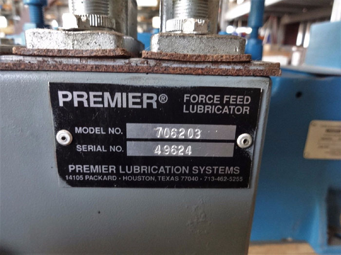 UNION PUMP CO. TRIPLEX PUMP W/ PREMIER FORCE FEED LUBRICATOR 706203