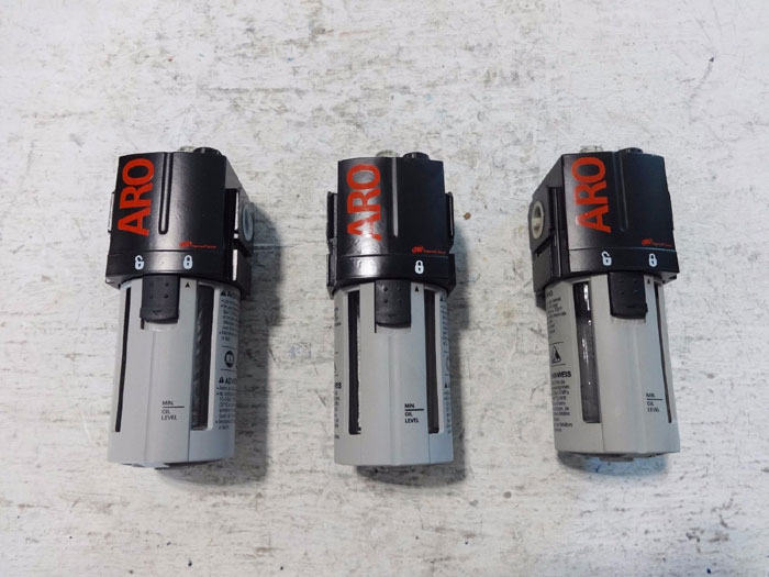 LOT OF (3) INGERSOLL RAND ARO FLO 2000 SERIES LUBRICATOR L36341-100