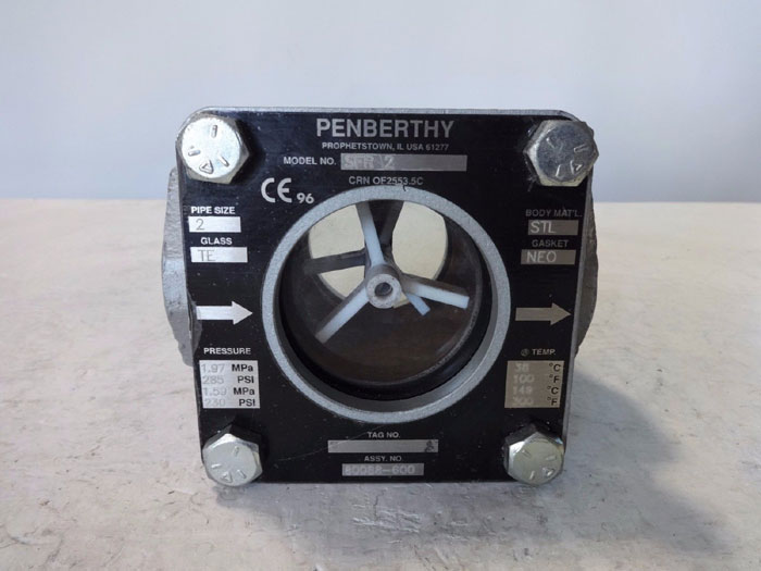 PENBERTHY 2" SIGHT FLOW INDICATOR W/ ROTATOR SFR 2