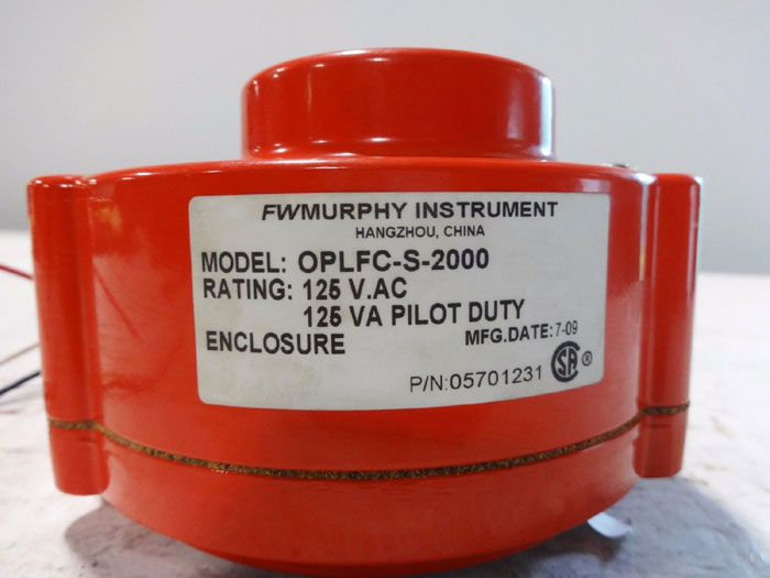 MURPHY PRESSURE SWICHGAGE OPLFC-S-2000