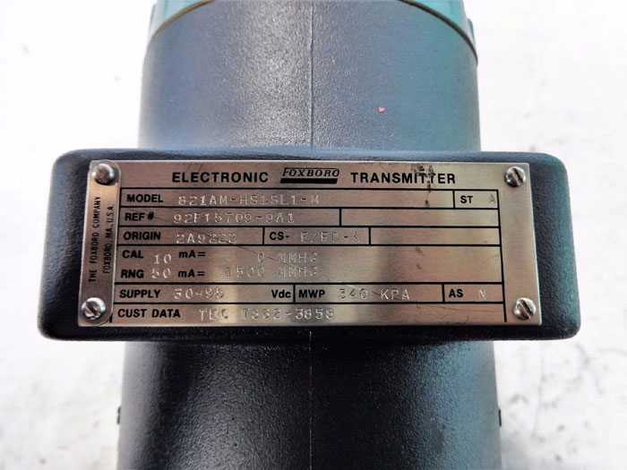 FOXBORO ELECTRONIC TRANSMITTER 821AM-HS1SL1-M