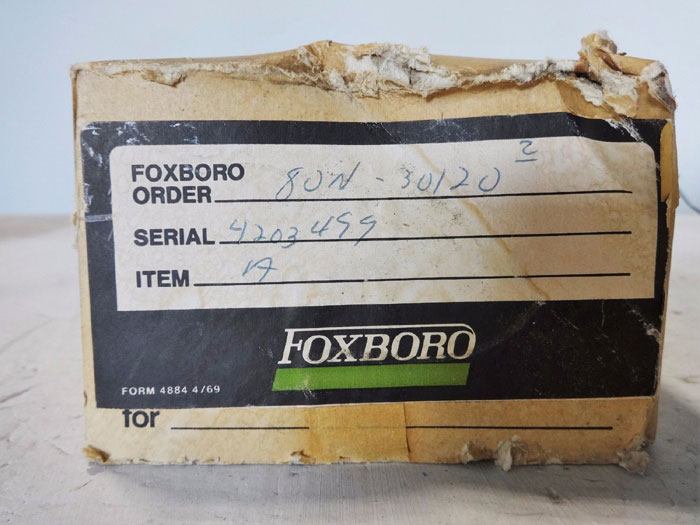 FOXBORO 0 - 3000 PSI PRESSURE ELEMENT, ITEM A, ORDER# 80N-30120