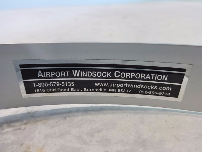 AIRPORT WINDSOCK CORP. 18" x 96" LOW-VELOCITY WINDSOCK KIT 6491T18