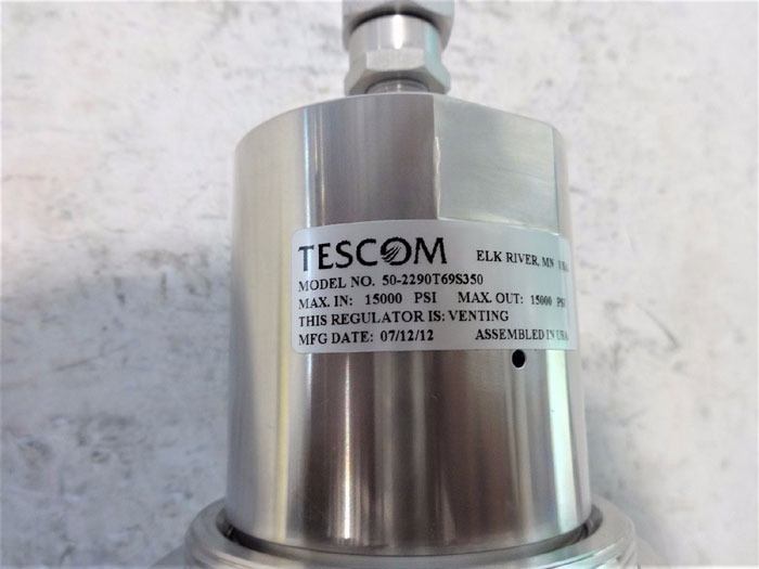 TESCOM PISTON SENSED PRESSURE REDUCING REGULATOR 50-2290-T69S350