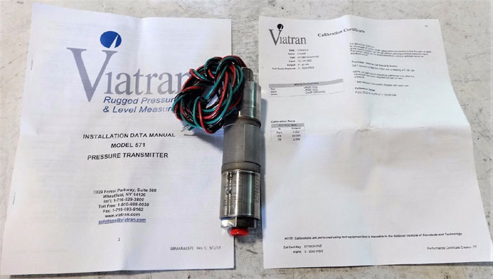 VIATRAN PRESSURE TRANSMITTER 5715BFSNGNYN2