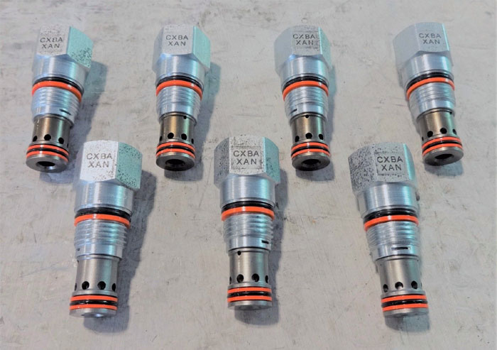 LOT OF (7) SUN HYDRAULICS FREE FLOW NOSE TO SIDE CHECK VALVE CXBA-XAN