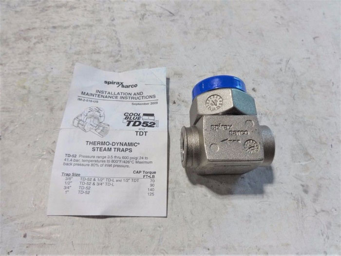 SPIRAX SARCO 3/8" THERMO DYNAMIC STEAM TRAP TD52