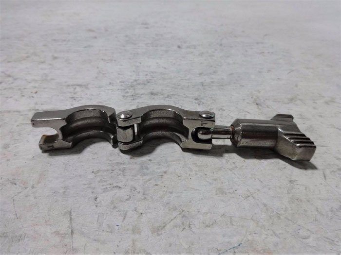 LOT OF (70) SANITARY HEAVY DUTY TRI-CLAMPS 2-1/2", 1-1/2" & 3/4" STAINLESS STEEL