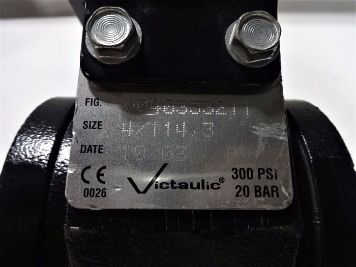 VICTAULIC 4" BUTTERFLY VALVE V040353211