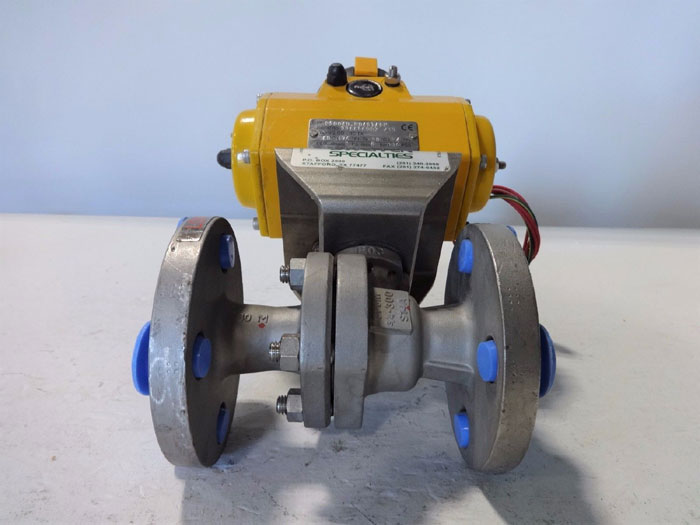 KITZ 3/4" 300# CF8M ACTUATED BALL VALVE 300UTDZM-FS W/ EMERSON FIELD Q. ACTUATOR