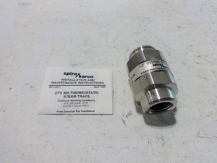 SPIRAX SARCO 1/2" STEAM TRAP DTS300 STOCK# 70933