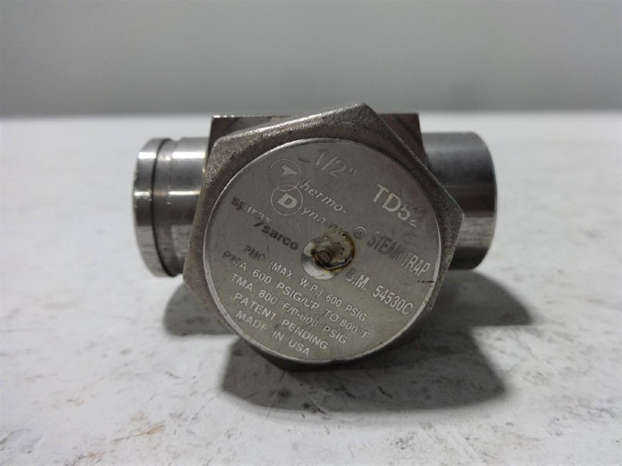 SPIRAX SARCO 1/2" THERMODYNAMIC STEAM TRAP TD52