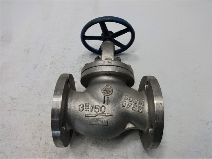 WADA NEWCO 3" 150# STAINLESS STEEL GLOBE VALVE - FIG# 21FC8M4