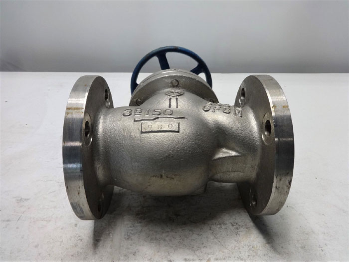 WADA NEWCO 3" 150# STAINLESS STEEL GLOBE VALVE - FIG# 21FC8M4