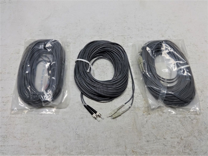 LOT OF (3) L-COM MULTIMODE FIBER CABLES FODST-SC-25