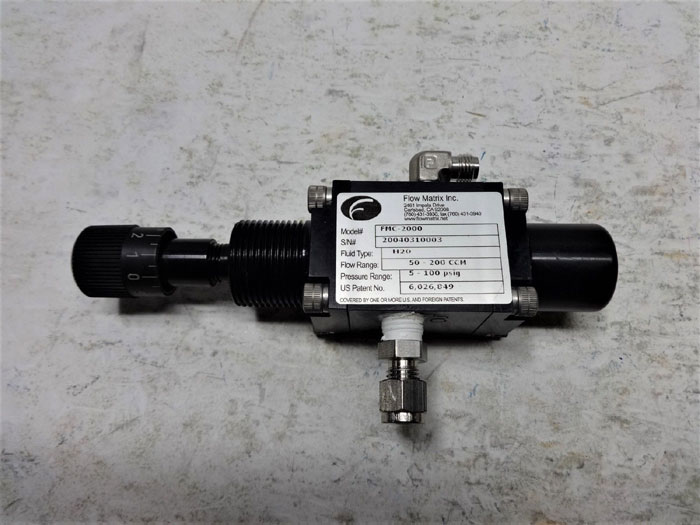 FLOW MATRIX H2O FLOW CONTROL VALVE FMC-2000