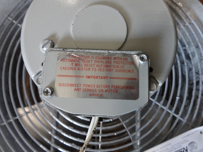 KRENZ & CO. TRANSFORMER COOLING FAN WITH MOTOR, MODEL# F16-A8477