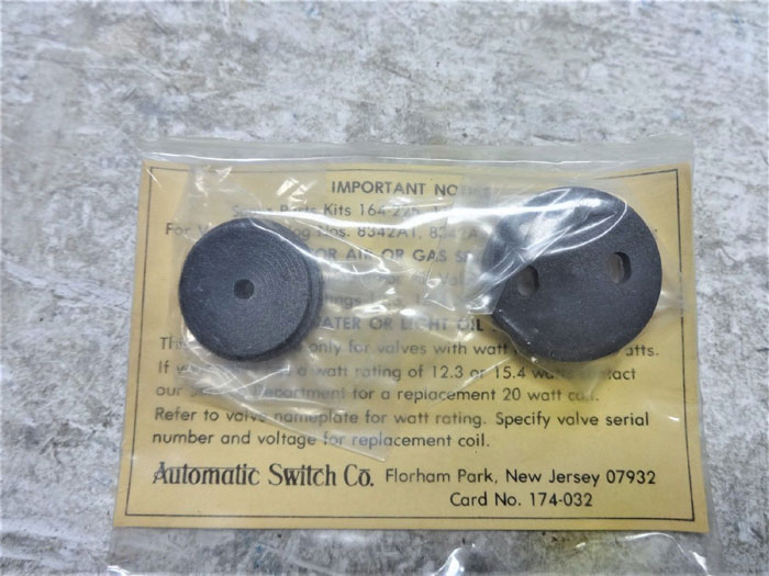 ASCO RED-HAT SPARE PARTS KIT 164-225 CATALOG 8342A1, 2, 3, 4