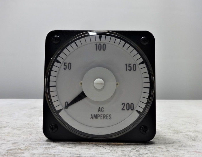 YOKOGAWA AB40 AMMETER 103131LSZZ W/ RANGE 0 TO 200