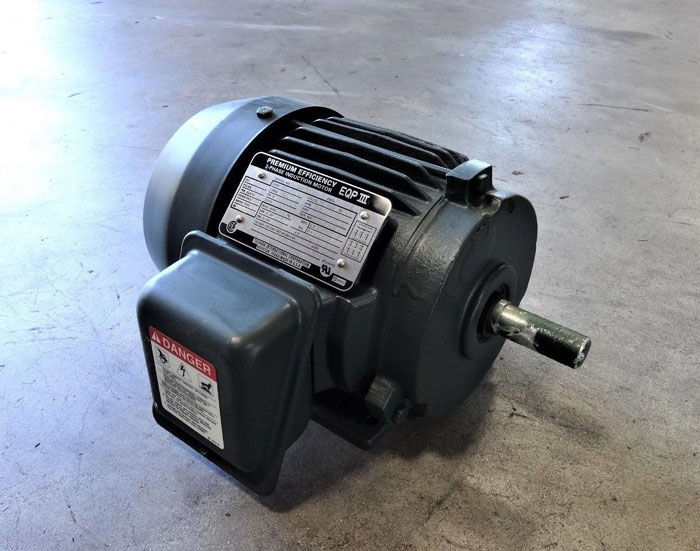 TOSHIBA EQP III 0.5 HP PREMIUM 3-PHASE INDUCTION MOTOR B1/24FLF2AMH