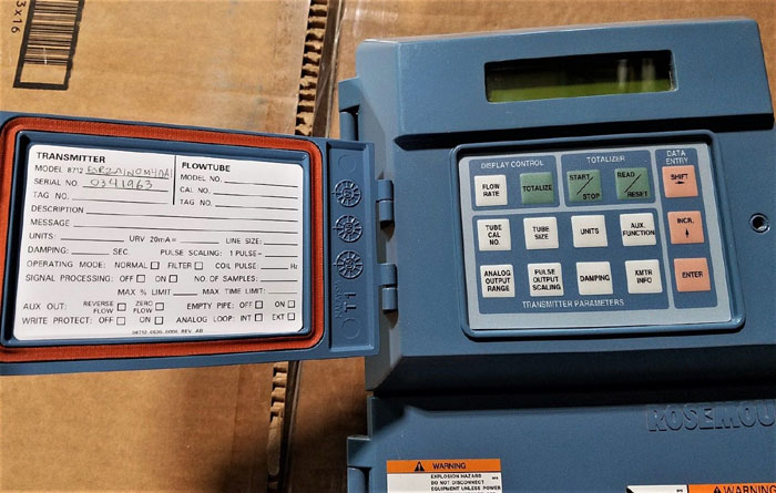 ROSEMOUNT 8712 REMOTE MOUNT MAGNETIC FLOWMETER 8712ESR2A1N0M4DA1  (A5)