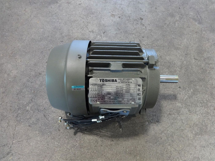 TOSHIBA 1.5 HP HIGH EFFICIENCY EPACT-CT 3-PHASE INDUCTION MOTOR Y154FTSA21A-P