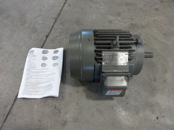 TOSHIBA 1.5 HP EPACT HIGH EFFICIENCY 3-PHASE INDUCTION MOTOR BY156FLF2UYW
