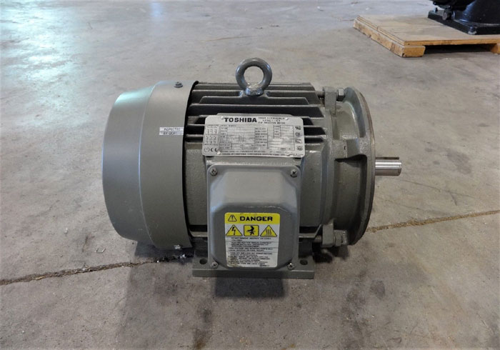 TOSHIBA 5 HP HIGH EFFICIENCY EPACT-CT 3-PHASE INDUCTION MOTOR 0054FTSA22A-P