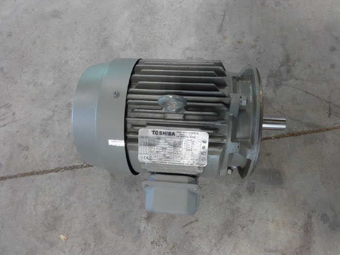 TOSHIBA 5 HP HIGH EFFICIENCY EPACT-CT 3-PHASE INDUCTION MOTOR 0054FTSA22A-P