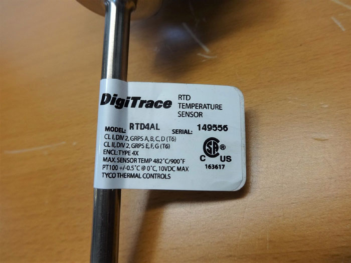 DIGITRACE RTD TEMPERATURE RTD4AL