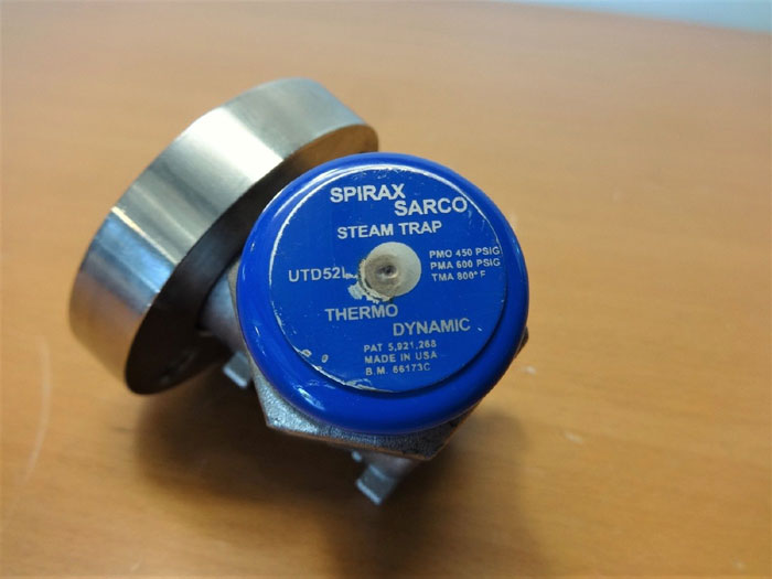 SPIRAX SARCO UTD52L COOL BLUE THERMODYNAMIC STEAM TRAP W/ SWIVEL CONNECTOR