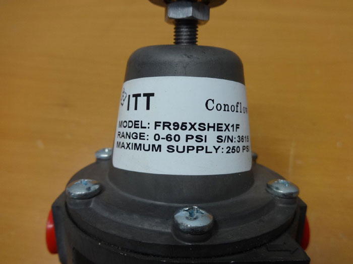 LOT OF (3) ITT CONOFLOW PRESSURE REGULATOR FR95XSHEX1F