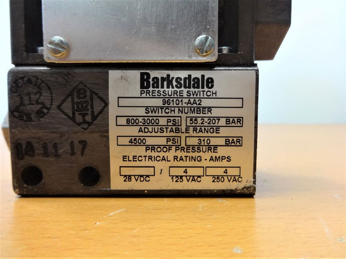 BARKSDALE PRESSURE SWITCH 96101-AA2