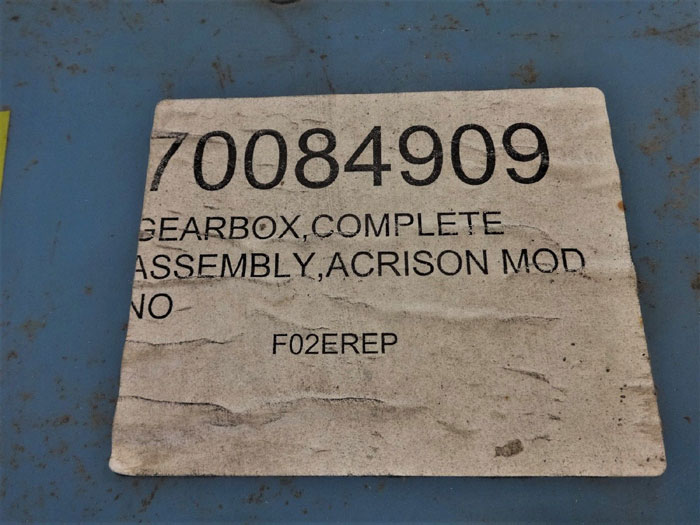 ACRISON 140-18-167 ADDITIVE FEEDER GEARBOX ASSEMBLY 140S-K