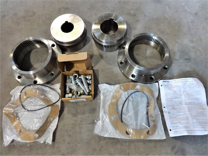 REXNORD FALK GEAR COUPLING KIT TYPE GP20 SLEEVE, FLEX & RIGID HUB