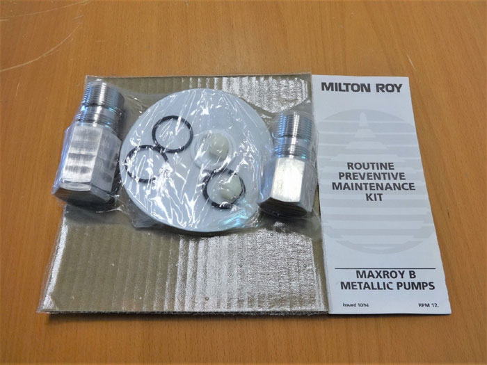 LOT OF (2) MILTON ROY ROUTINE PREVENTATIVE MAINTENANCE KITS