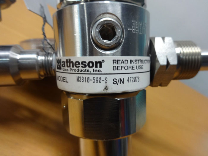 Matheson Dual Stage High Purity Regulator, Stainless Steel M3810-590-S