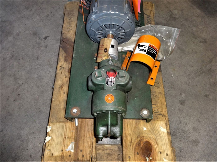 ROPER PUMP TYPE 27, FIG# 26 G 10 WITH GE MOTOR, 1 HP, MODEL 5K43PG8094FX