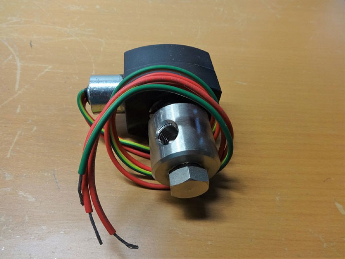 ASCO RED HAT 3-WAY SOLENOID VALVE, STAINLESS STEEL EF8320G200